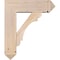 Ekena Millwork Olympic Arts and Crafts Smooth Bracket w/ Offset Brace, Douglas Fir, 7 1/2"W x 24"D x 28"H BKT0806X24X28OLY03SDF - alternate 3